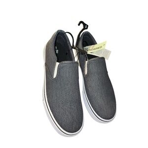 No Boundaries Gray Slip-On Loafers
